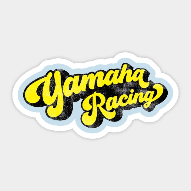 70's Yamaha Racing Sticker by derekcreates